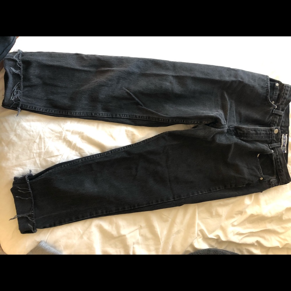 High waisted “mom” jeans